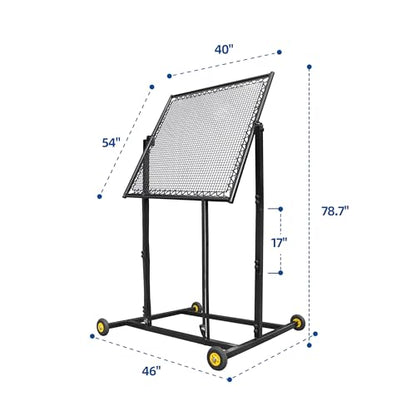 MR Height Adjustable Sports Rebounder for Lacrosse, Baseball & Softball