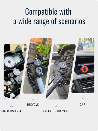 Shockproof Case with Quick Mount Adapter for iPhone 12/12Pro(2020) - Quick Attach Your Cellphone to Any Sincetop Bike Mount/Car Phone Holder/Armband/Belt Clip Black - size: For iPhone 12/12Pro(6.1")