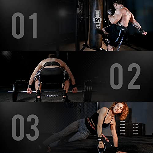 INNSTAR Vertical Jump Trainer for Volleyball Basketball Home Gym, Jump Machine Resistance Bands, Easy to Carry, Adjustable Jump Training Equipment - color: Ocean-175LB
