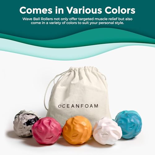 Oceanfoam Massage Ball Roller, Lacrosse Ball Massage Therapy, Hot Pink, 3pk - color: Pack of 3 (Hot Pink)