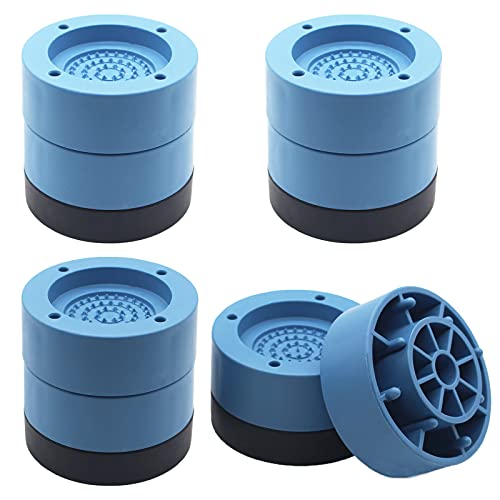 Round Bed Risers 4 Pack Blue Heavy Duty Furniture Risers Lifts - color: Blue-4 Pack, size: two layers (2.3 inch)