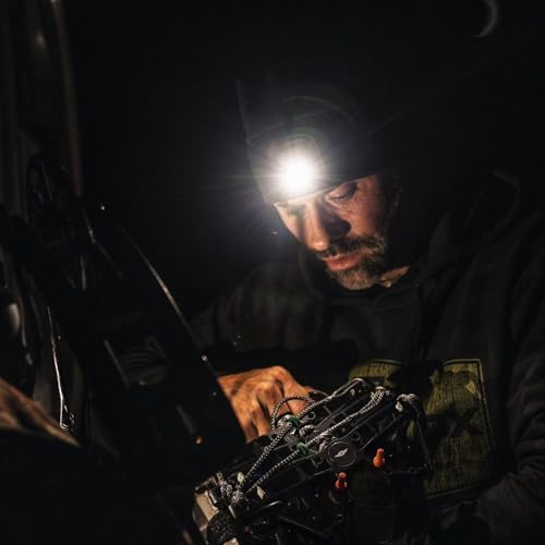 POWERCAP LED Hat Light 150 Lumens Rechargeable Fleece Beanie with Bright Built-in Headlamp Waterproof LED Warm One Size Cap - color: 2-pack Realtree Edge Camo