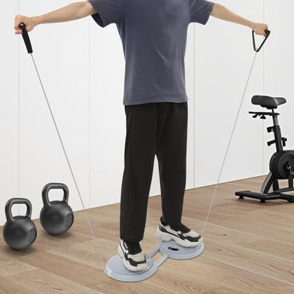 Waist Twister Machine Exercise, Ab Twister Board with Elastic Tension Ropes, LCD Tracks Workout Data, 220.46lbs Load, for Weight Loss, Slimming, Home, Yoga Studio, Gym - color: Gray