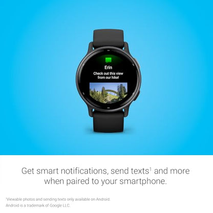 Garmin vívoactive® 5, Health & Fitness GPS Smartwatch, 42mm, Black - color: Slate