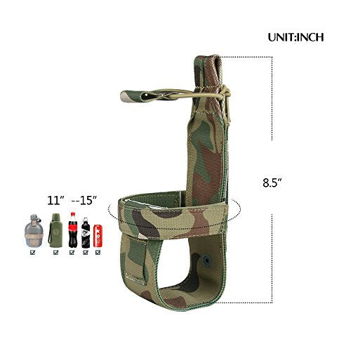 EXCELLENT ELITE SPANKER Tactical Military Portable Belt Bottle Holder Pouch - color: MCP