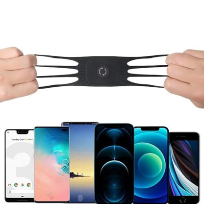 Silicone Phone Armband for Running Gym Adjustable Sports Armband with Secure Smartphone Holder