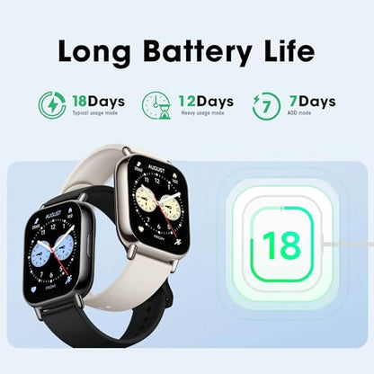 Xiaomi Redmi 5 Lite Smart Watch, Step Counter Watch for Women Men with 2" LCD Large Display, 140 Sports Modes, 5ATM Waterproof (Lite-Light Gold) - color: Lite-light Gold