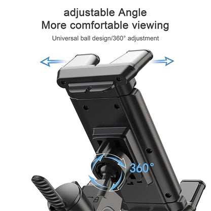 Tablet Holder Mount,360° Adjustable, Black