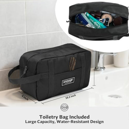 STOVER 100L U-Zip Rolling Duffel Bag with Wheels, Expedition Series X-Large Durable Travel Duffle + Toiletry Bag, Lay-Flat Opening, Packable with Shoulder Straps - Use as Luggage or Backpack (Black) - color: U-Zip Expedition Black