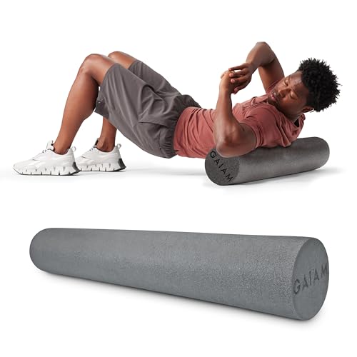 Gaiam Restore Foam Roller, Muscle Recovery, 36" Long