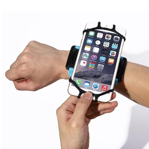 Universal Cell Phone Wristband Holder 360°Rotation Forearm Wrist Workout Sports Arm Band Fits Samsung Galaxy S25 S24 S23 S22 S21 S20 Ultra Plus Fe A25 A42 A05, Moto G Power Stylus Play 5G (Blue) - color: Blue
