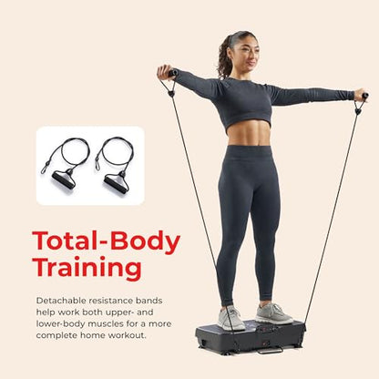 Sunny Health & Fitness 2D/3D/4D Vibration Platform Exercise Machine - size: 2D