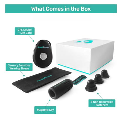 AngelSense GPS Tracker for Kids - Autism, Elderly, 1 Year Service Included - color: 1 Year Service Included
