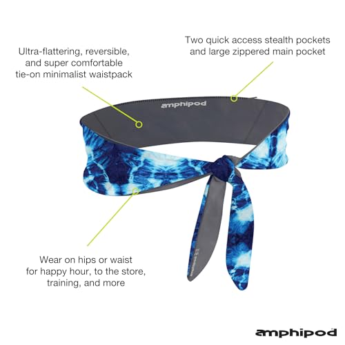 Amphipod TieNgo Stash Belt, Storage Waistpack for Running - OS - color: Groovy