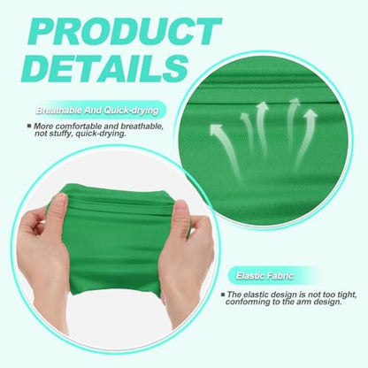 Cell Phone Armband Sleeve, Universal Sports Arm Band Sleeves Stretches to Fit All Phones Holder Grass Green - Fitting for (Fitness ExerciseWorkout/Hiking/Jogging/Gym) - color: Green