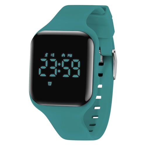 Kids Watches for Girls Boys Digital Sport Watch with Step Counter Pedometer Vibration Alarm Clock, No App Waterproof Fitness Tracker Kids Watch Boys Girls Teens Students Ages 5-16 - color: 025-E-MarsGreen