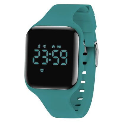 Kids Watches for Girls Boys Digital Sport Watch with Step Counter Pedometer Vibration Alarm Clock, No App Waterproof Fitness Tracker Kids Watch Boys Girls Teens Students Ages 5-16 - color: 025-E-MarsGreen