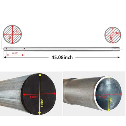 1.5" Diameter 16FT Trampoline’ Lower Board Tube Specially for Basketball Hoop, Replacement Trampoline Enclosure Poles for 16FT, 1pcs only, Trampoline Basketball Hoop Pole, # 11A
