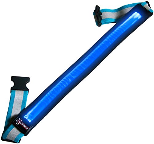 Illumiseen Extension for the LED Reflective Belt – Adds a max. of 19.6” to your LED Belt - color: Blue