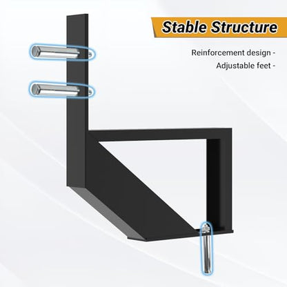 Steel Stair Step Riser 1-Step 3 Pack, Sturdy Metal Stair Stringer - size: 1 Step