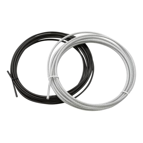 Premium Spare Speed Rope Cables, Jump Rope Replacement Cables Set