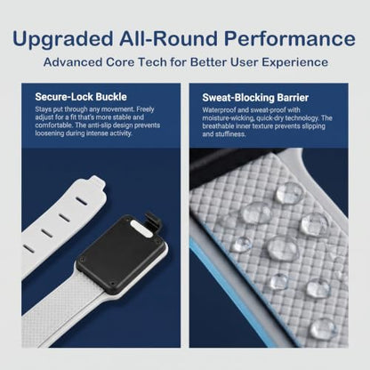 6 Pack Running Lights, Waterproof Sweatproof Wrist Light, 6 Modes, USB-C