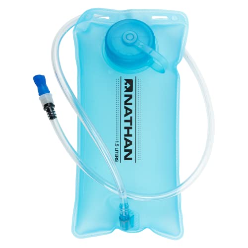 Nathan Hypernight QuickStart 2.0 4 Liter Hydration Pack w/ 1.5L Bladder, Reflective to Be Seen at Night, Front Water Bottle Pockets, Moisture Wicking, Unisex - style: Hi Vis Yellow/Geo Print