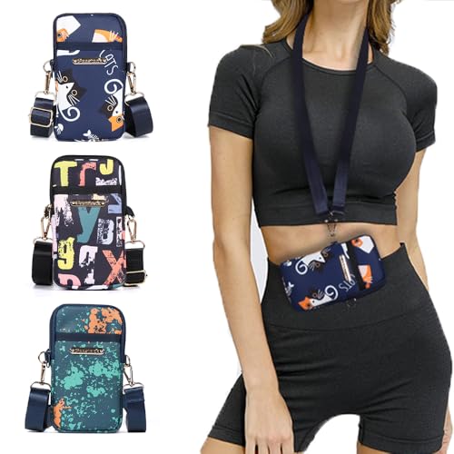 Geestock Lightweight Small Crossbody Bag for Women Cell Phone Purses Travel Pouch Shoulder Bag for Running, Walking
