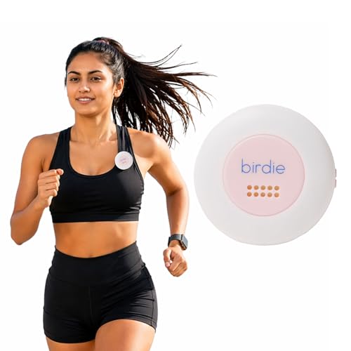 She's Birdie - The Original Personal Safety Alarm Disc for Bikes, Hikes, and Late Nights - Loud Siren, LED Light for Extra Visibility, Rechargeable, Handsfree, Lightweight, Water Resistant (Blossom) - color: Blossom