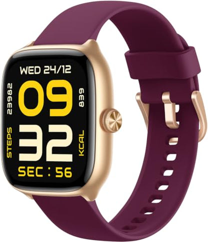 Smart Watches for Women Men[3 Bands], 1.75" HD AMOLED Fitness Tracker Watch - color: Purple