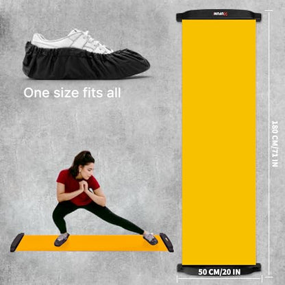 Slide Board Balance Workout Sliders with End Stops