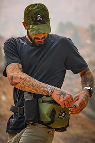 Uncharted Supply Co. Hip Pack for Running, Hiking, Biking (Olive) - color: Olive
