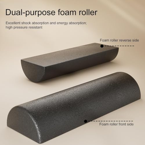 Workout Foam Roller Half Back Stretching Equipment - color: 30cm