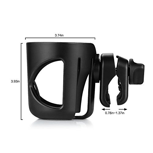 Accmor Wheelchair Cup Holder and Hook, Walker Cup Holder Attachment