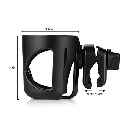 Accmor Wheelchair Cup Holder and Hook, Walker Cup Holder Attachment