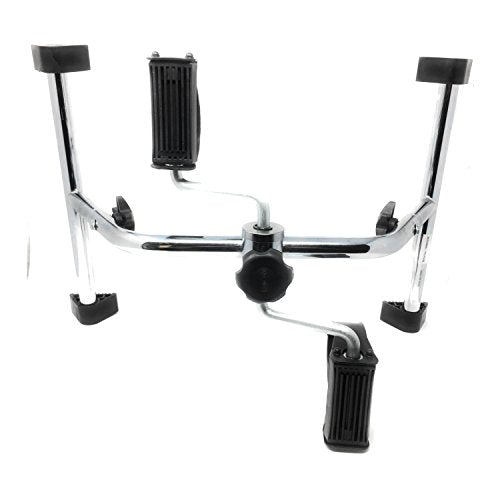 PCP Pedal Exerciser Senior Rehab Arm or Leg Conditioning, Chrome