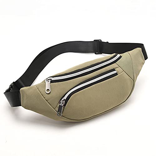 Waist Pack Bag for Men&Women - Fanny Pack for Workout Traveling Running. - color: (301)Khaki