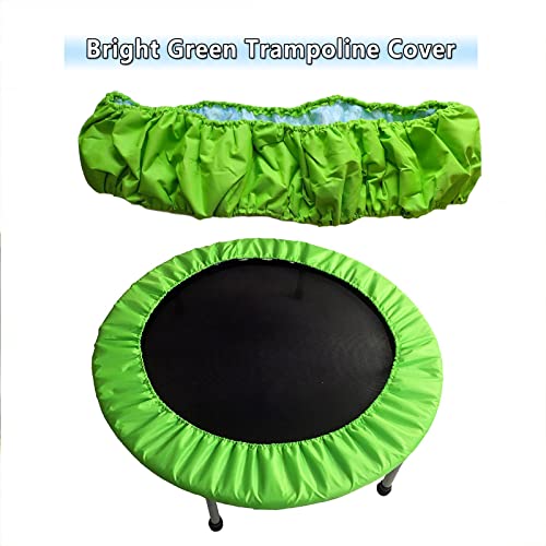 Trampoline Spring Cover 40 Inch Replacement Safety Pad for Mini Trampoline 3 Layer Protect Tear-Resistant Oxford Cloth Easy to Install Replacement for Home, Gym - color: Green