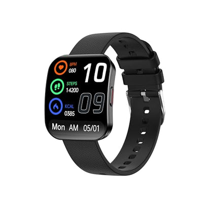 MFVLP Smart Watch for Women, 1.85" HD Fitness Tracker Matte Black - color: Matte Black