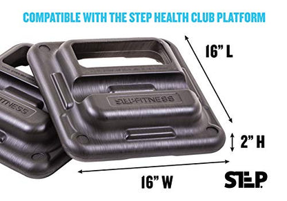The Step Freestyle Aerobic Risers – Health Club Size