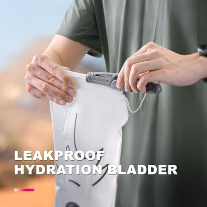 N NEVO RHINO Water Bladder 1L- 1.5L- 2L, Hydration Bladder for Running Vest - color: 2L water bladder
