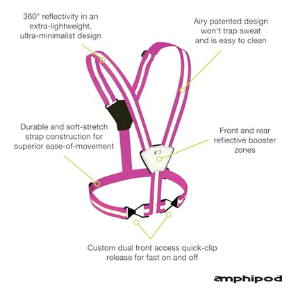 Amphipod Xinglet Lite, High Visibility Reflective Safety Vest - OS