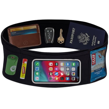Sporteer VersaMax Running Belt, Anti-Theft Travel Money Band, Neutral, L - color: Neutral, size: Large