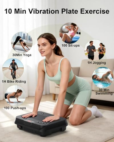 Vibration Plate Exercise Machine for Lymphatic Drainage and Weight Loss