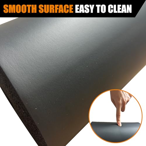 4 Pcs Foam Pad Roller, Foam Roller Pad Replacement for Leg Extension Weight Bench Inversion Table and Home Gym Exercise Equipments, Suitable for 1-inch Rod (7.87"L X 4.72" Od X 1.18" Id)