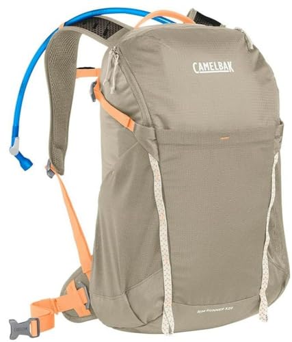 CamelBak Women’s Rim Runner X20 Hiking Hydration Backpack with 70oz Crux Reservoir, Women Specific Fit and Ventilated Support for Day Hiking - color: Sandstone 2.0