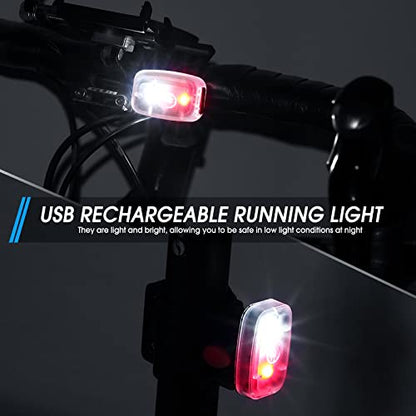 Mudder Running Lights for Runners Rechargeable LED Safety Lights