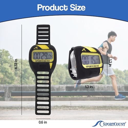 SC SportCount Waterproof Finger Stopwatch and Swim Timer