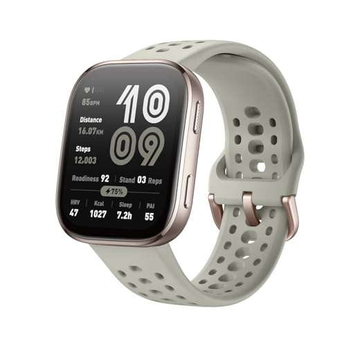 Amazfit Bip 6 Smart Watch, 1.97" AMOLED Display, GPS, iOS/Android - color: Stone, style: Bip 6
