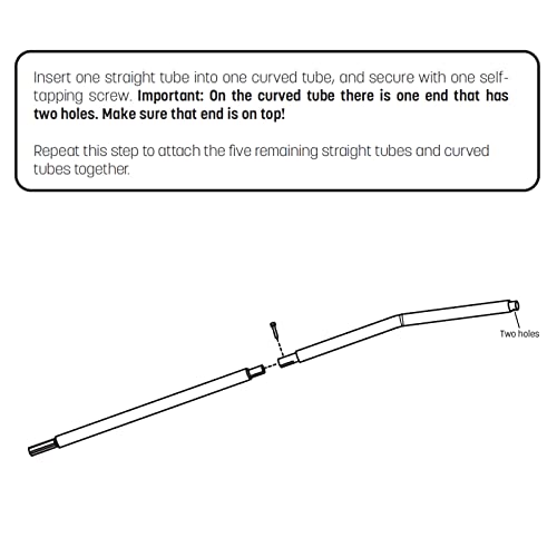 Skywalker Trampolines Single Enclosure Pole Set 4201; 4202; 5075, Galvanized (PK0018)